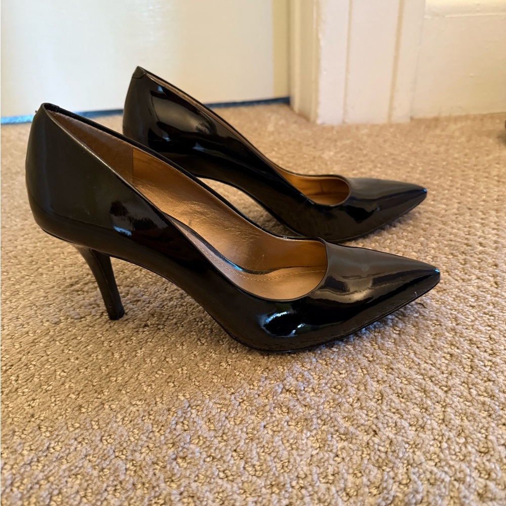 BCBG Paris Black Patent Heels